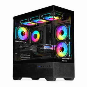 IRON124-2 IRONWARE GAMING V5 6 FAN ARGB / I5 14400F / H610M PRO / DISSIPATORE ARIA ARGB / RAM 32 GB DDR4 3200MHZ / SSD M2 NVME 1 TB GEN4 / NVIDIA RTX 5060 8GB / ALIMENTATORE 650W 80+ BRONZE / WINDOWS 11 PRO / KIT MK1